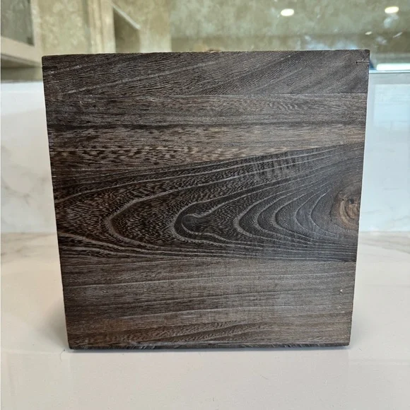 The Container Store Brentwood Storage Cube, Feathergrain, SMALL - Picture 6 of 6